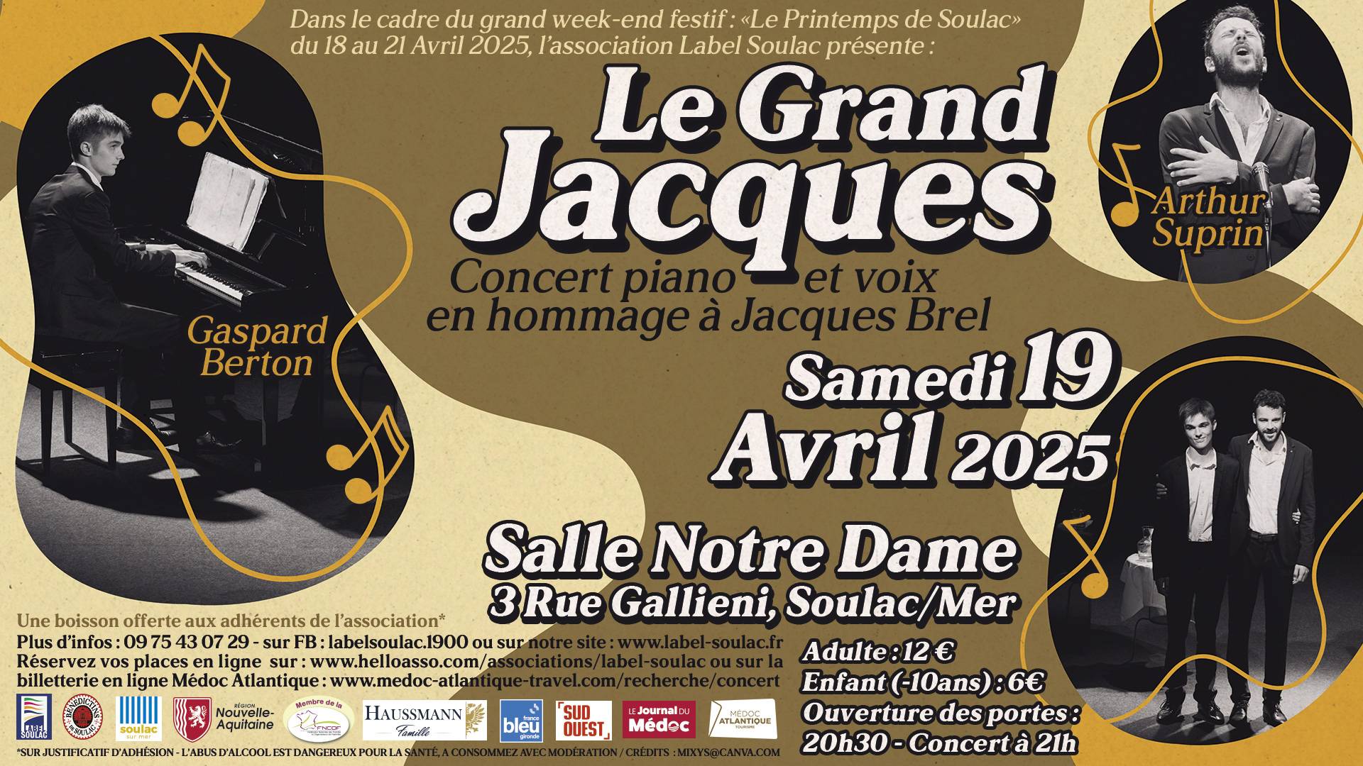 Le Grand Jacques - Samedi 19 avril 2025
